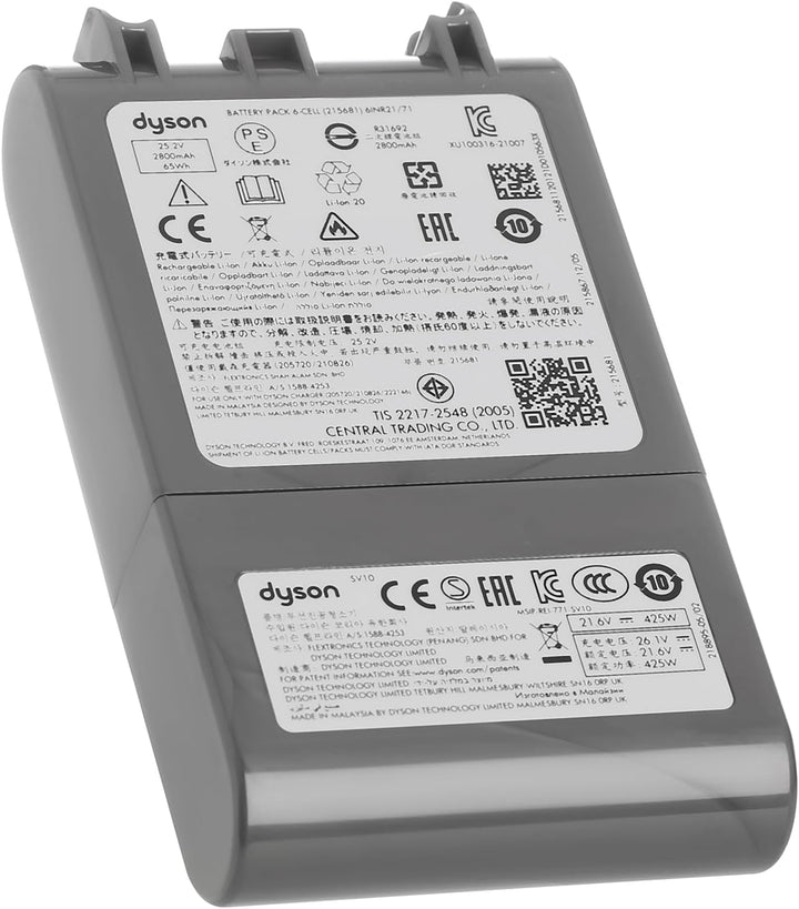Dyson V8 967834-07 Lithium-Ionen-Akku, 21,6 V, kabellos, 2800 mAh, 65 Wh)