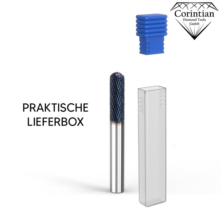 VHM Fräser mit AlTiN Beschichtung - 6mm Durchmesser, 60-100mm Länge - Langlebig & Präzise - Vollhart