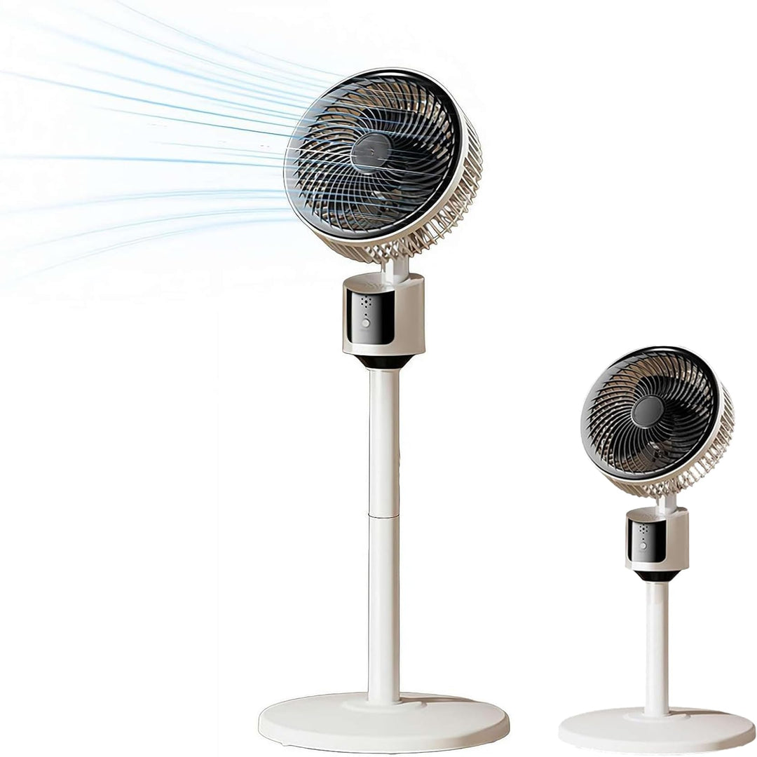 Standventilator für Schlafzimmer – 2026 Verbesserter Ganzraum-Luftzirkulator, 90° oszillierender Soc