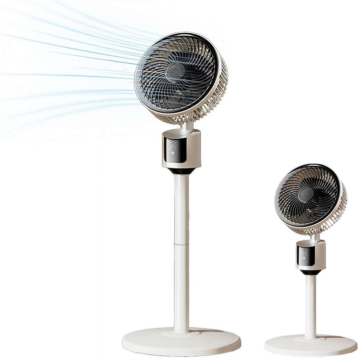 Standventilator für Schlafzimmer – 2026 Verbesserter Ganzraum-Luftzirkulator, 90° oszillierender Soc
