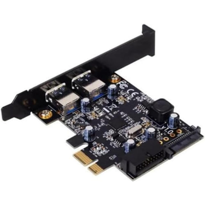 SilverStone SST-EC04-E - USB 3.0 PCI-E Erweiterungskarte, 15 pin SATA Stromanschluss, 1x USB 3.0 20-
