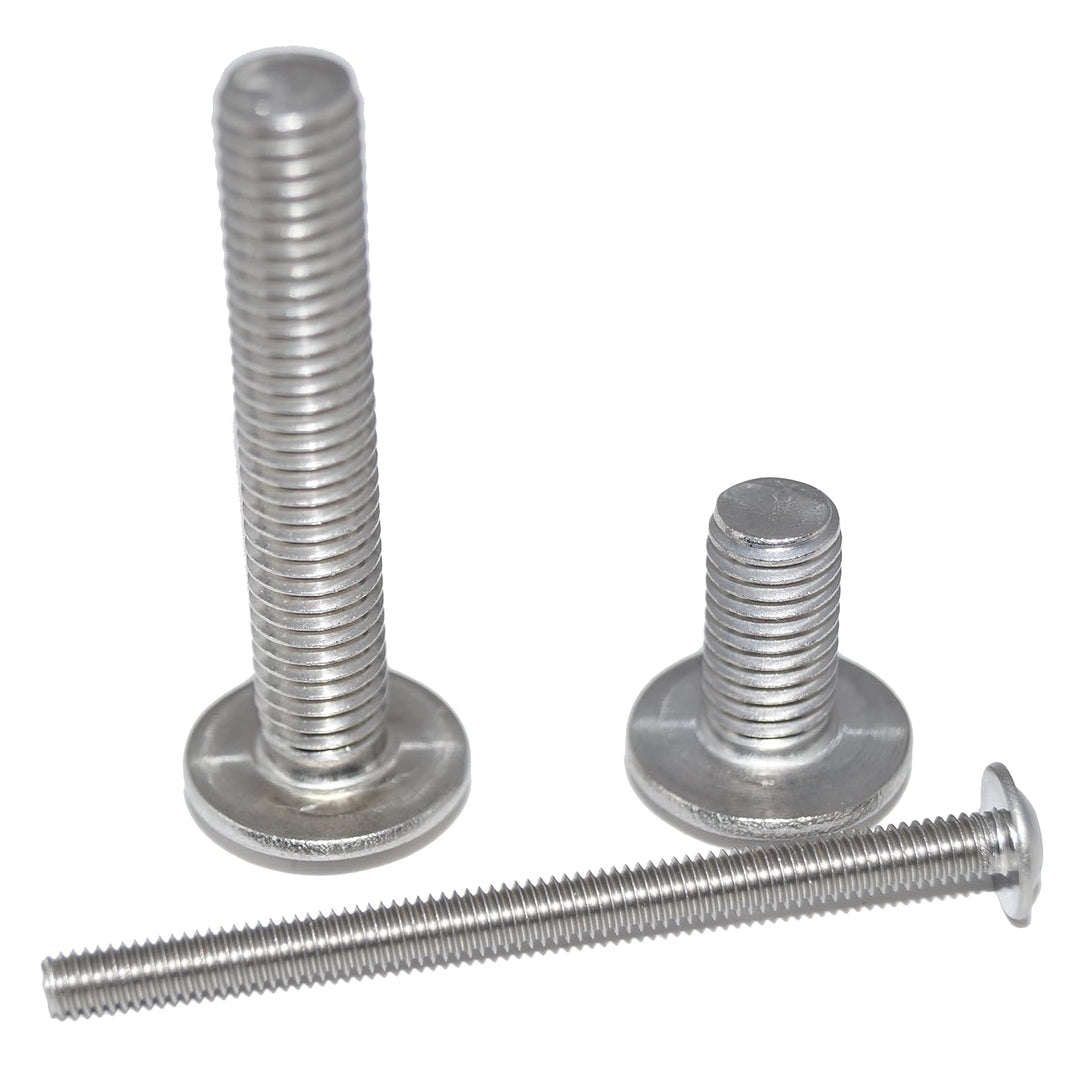 Flachrundkopfschrauben mit Innensechskant mit Flansch M8X60 25 Stück ISO 7380-2 A2 Edelstahl rostfre