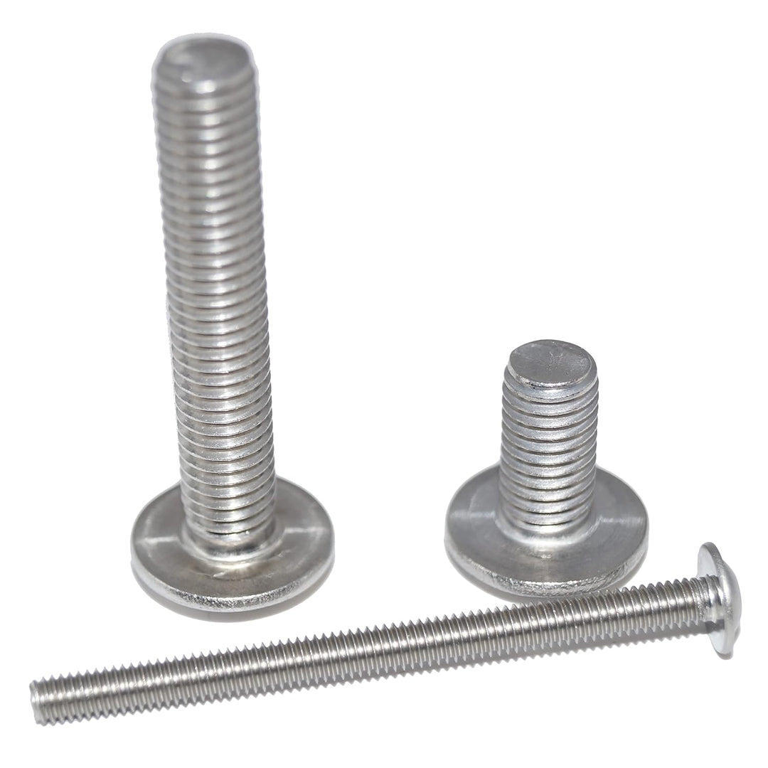 Flachrundkopfschrauben mit Innensechskant mit Flansch M8X20 25 Stück ISO 7380-2 A2 Edelstahl rostfre