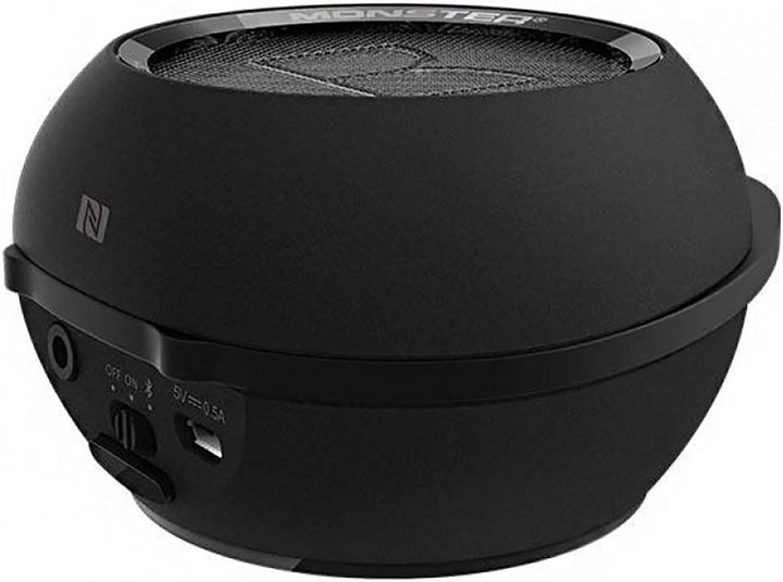 Monster Superstar Hotshot Stereo-Lautsprecher, zylindrisch schwarz Platin, schwarz platin