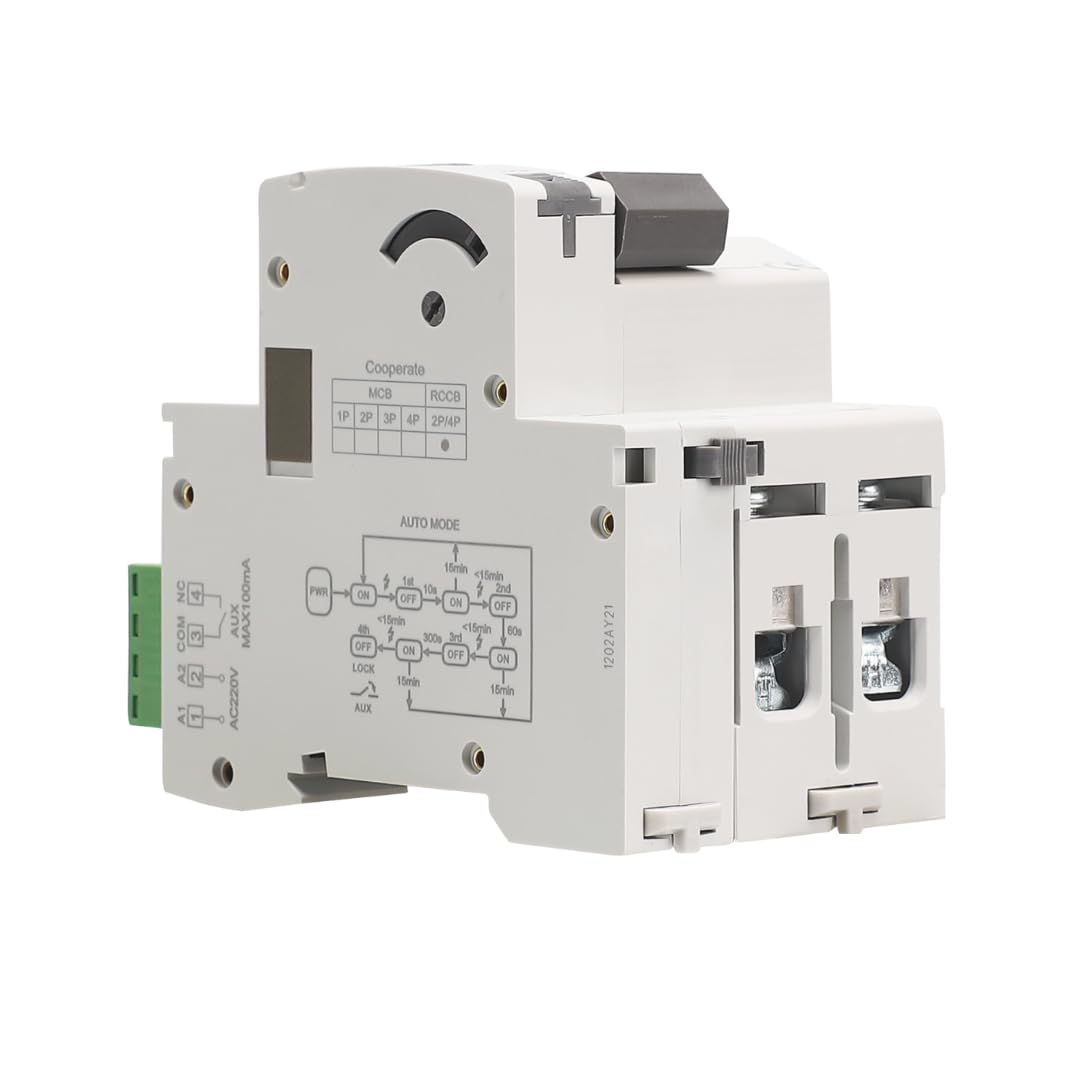 Differentialschalter mit automatischer Rückstellung, 2P, 40 A, 30 mA, 6 Ka, Differentialschalter mit