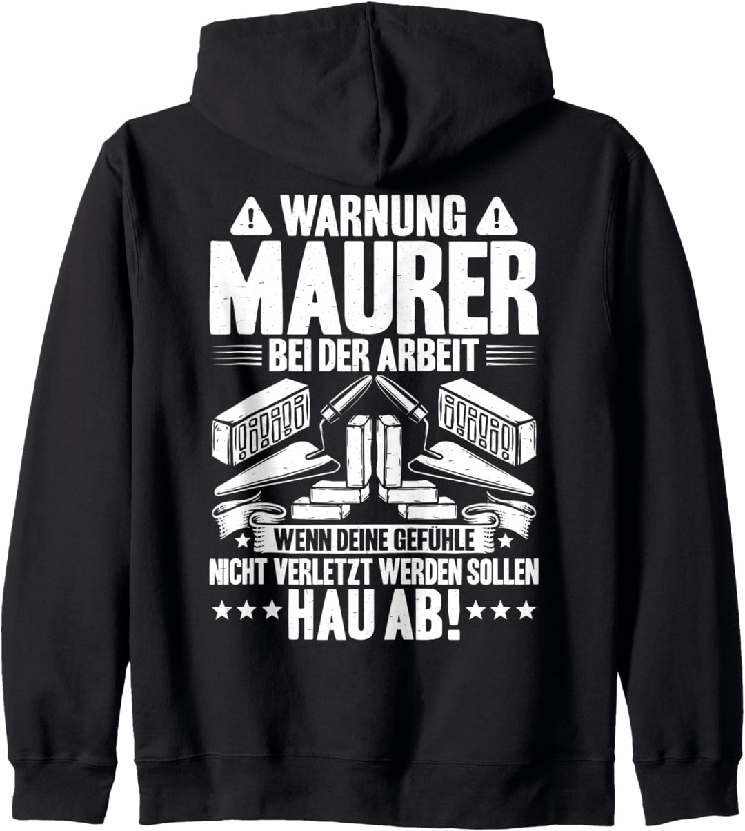 Bei Der Arbeit Maurer Kapuzenjacke