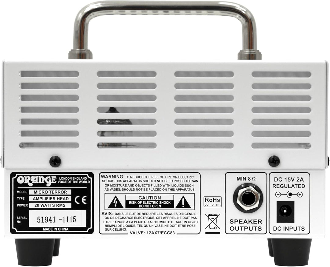 Orange Micro Terror Gitarrenverstärker mit 20 W Röhrenvorverstärker.