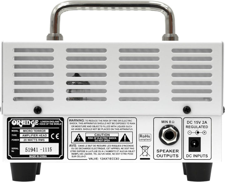 Orange Micro Terror Gitarrenverstärker mit 20 W Röhrenvorverstärker.