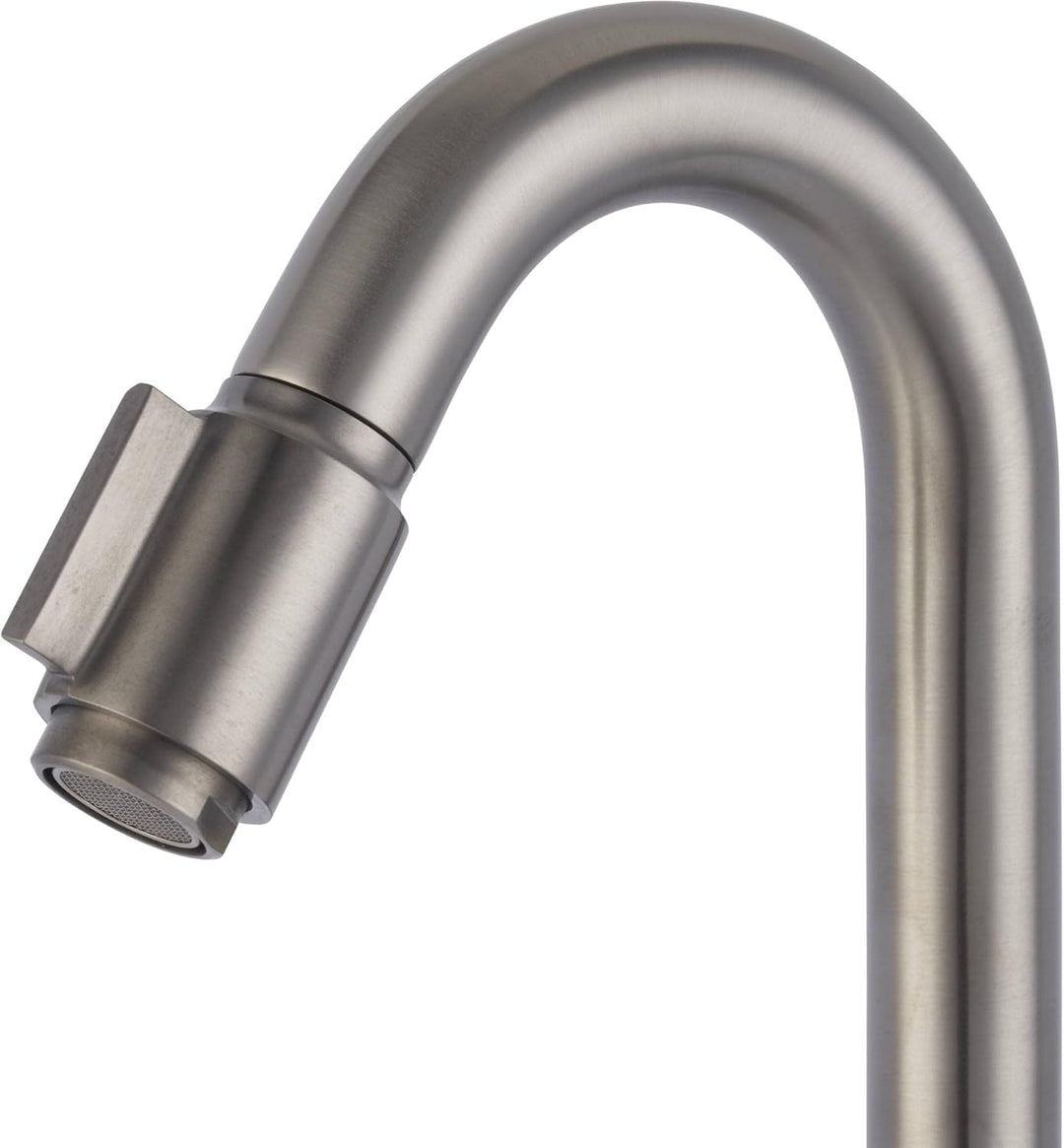 Essential 2.0 Kaltwasserhahn Gäste WC - 19 cm Hoher Waschtischarmatur - Messing - Mit Rosetten - Gra