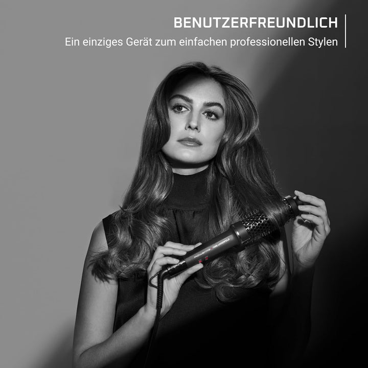 Rowenta X Karl Lagerfeld Power Brush Volumenstyler, 38-mm-Keramikbürste, Ionengenerator, Keramikbesc