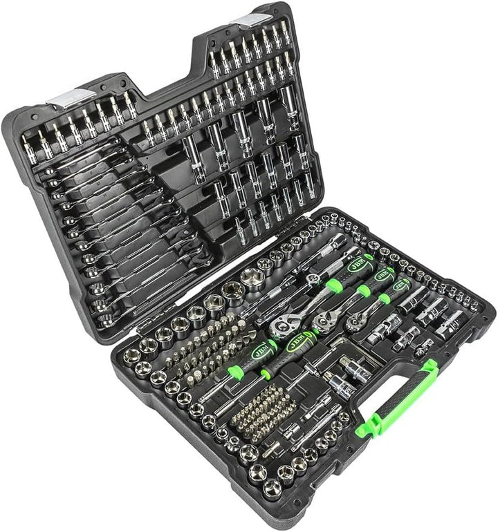Jbm Refial 54045 Sechskant-Steckschlüssel-Set, verchromt, 216 Stück