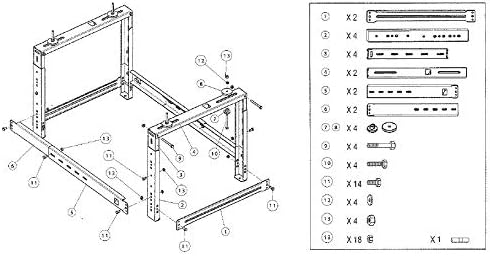 Bodenhalterung für Klimaanlagen, ausziehbar