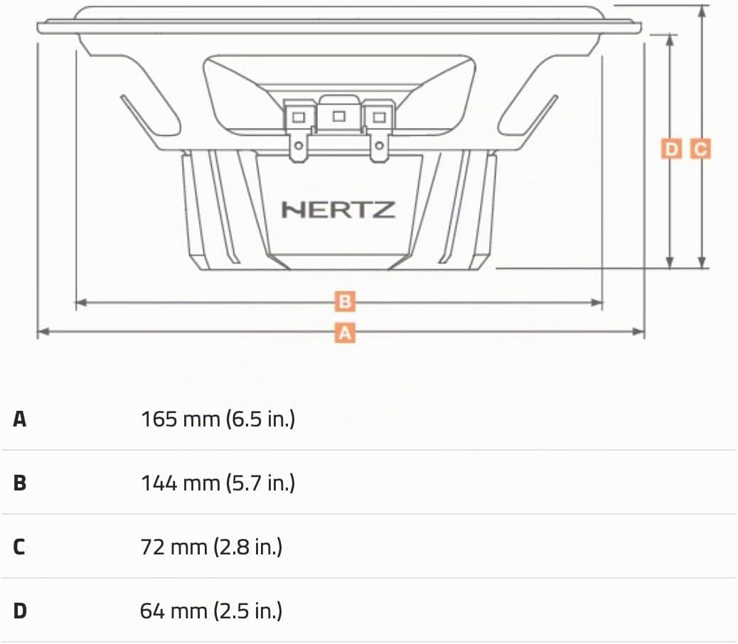 Hertz DCX 165.3 KFZ-Lautsprecher
