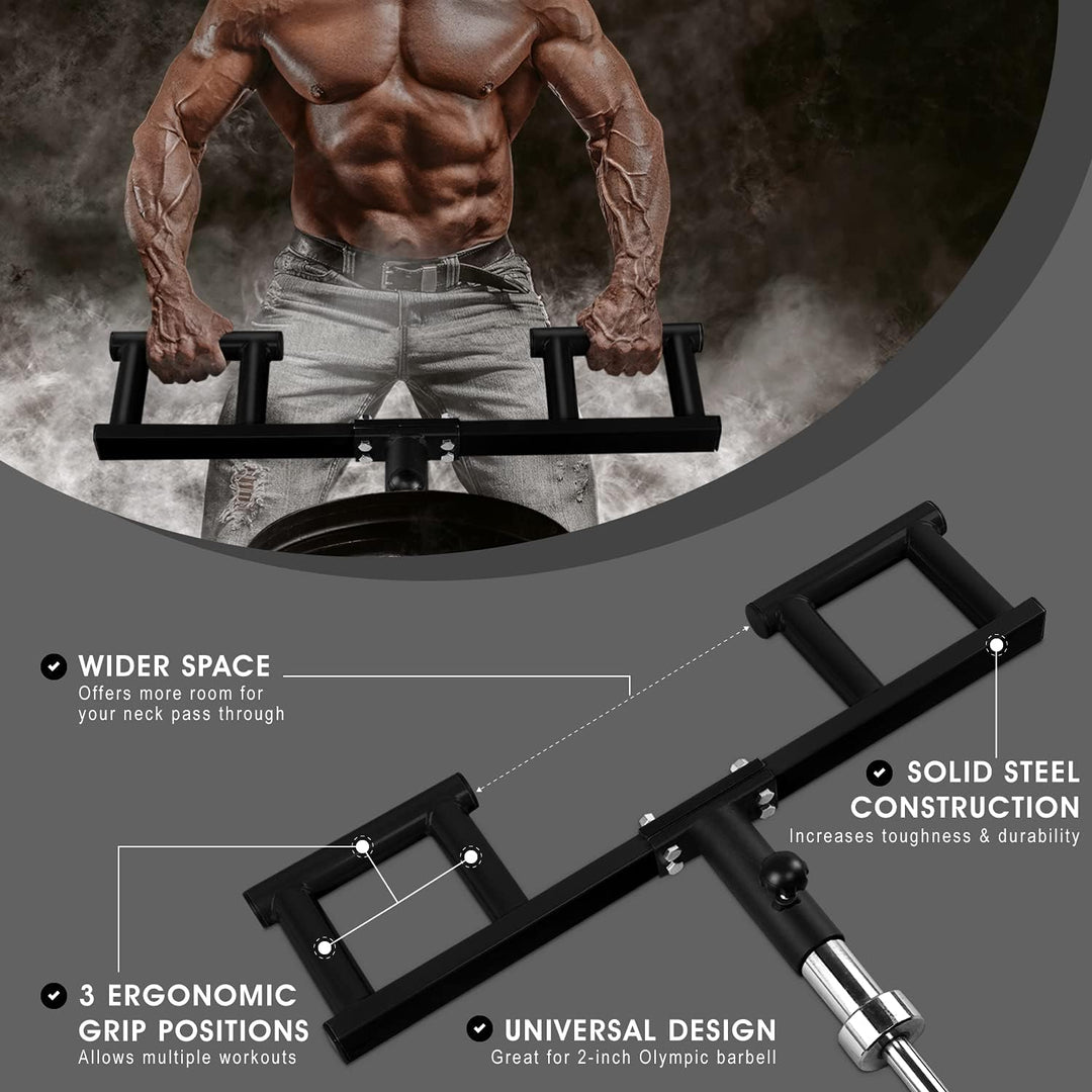 Yes4All Viking Press Landmine Griffbefestigung für 5.1 cm olympische Langhantel - 3 Handgriffpositio