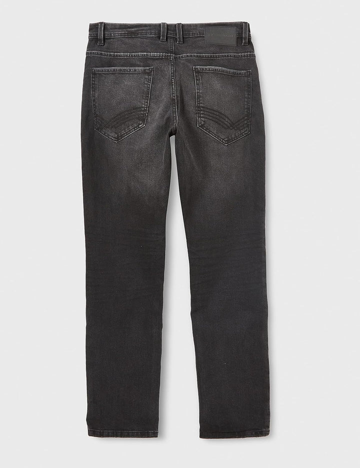 TOM TAILOR Herren Marvin Straight Jeans 29W / 30L 10258 - Overdyed Black Denim, 29W / 30L 10258 - Ov