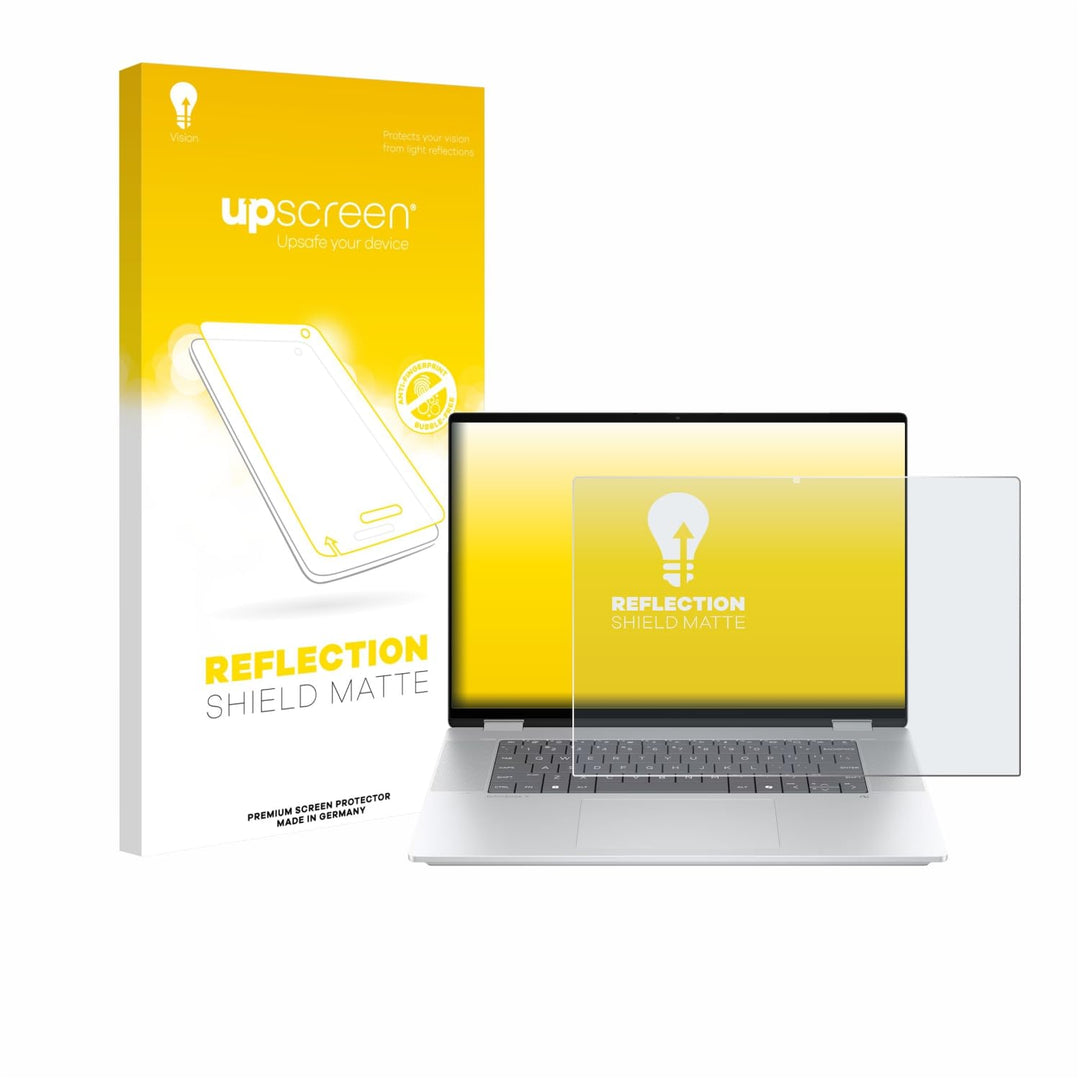 upscreen Entspiegelungs-Schutzfolie für HP OmniBook X Flip 16-aX Displayschutz-Folie Matt [Anti-Refl