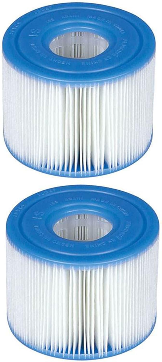 Intex 29001E B00PUZW3N2 PureSpa Typ S1 Easy Set Pool Kartuschen (12 Filter) | 2, 1 Pack, blau 12 Stü