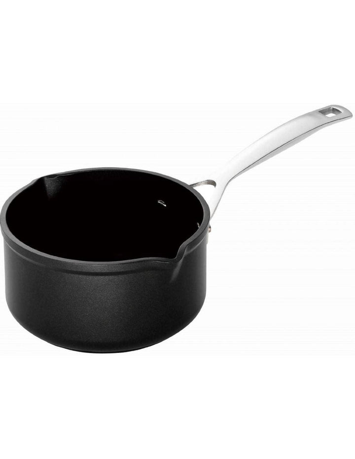 Le Creuset Aluminium-Antihaft Milchtopf, Ø 16 cm, Für alle Herdarten inkl. Induktion geeignet, Anthr