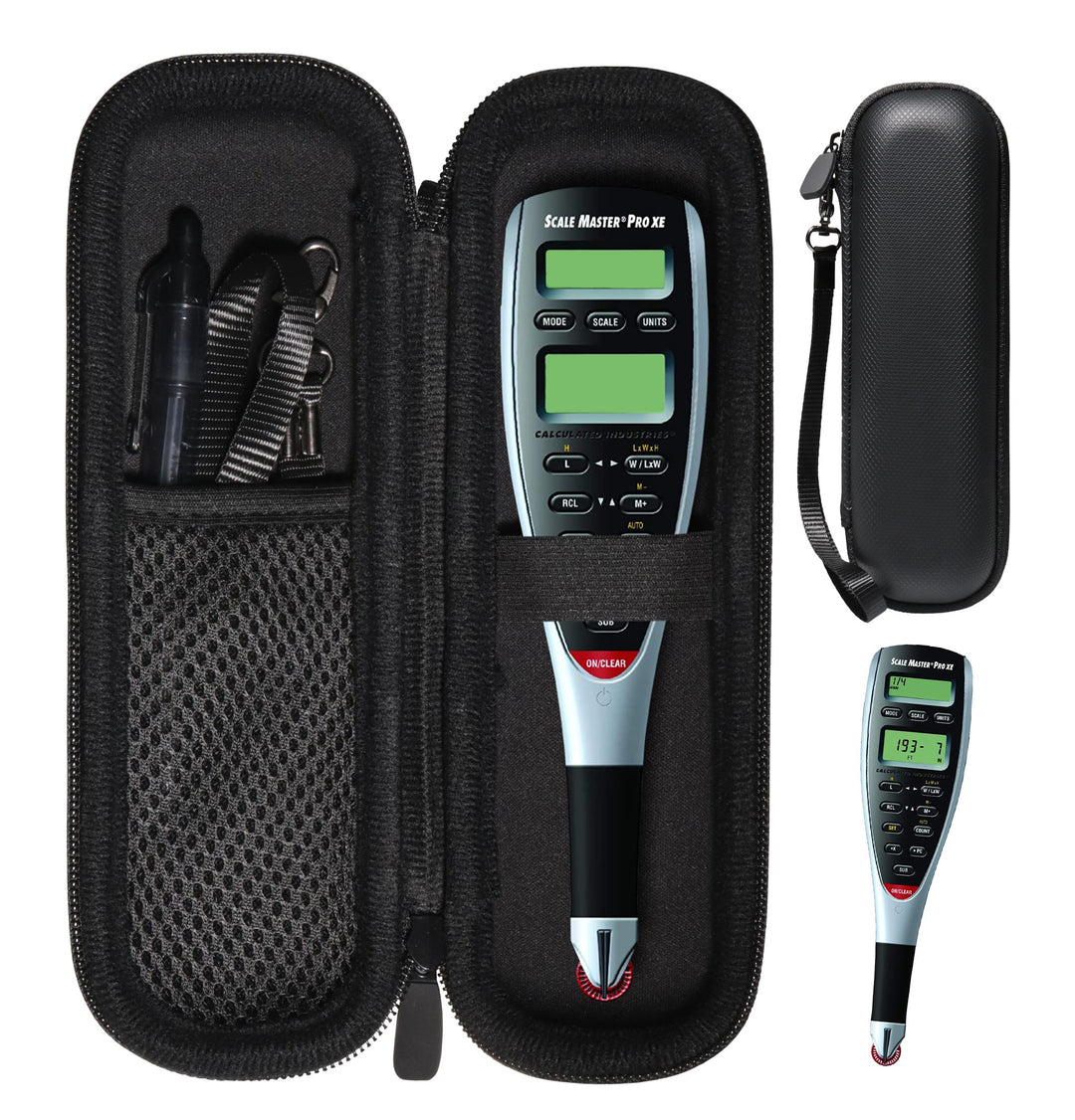 CaseSack Case for Calculated Industries 6135 Scale Master Pro XE Advanced Digital Plan Measure, grau