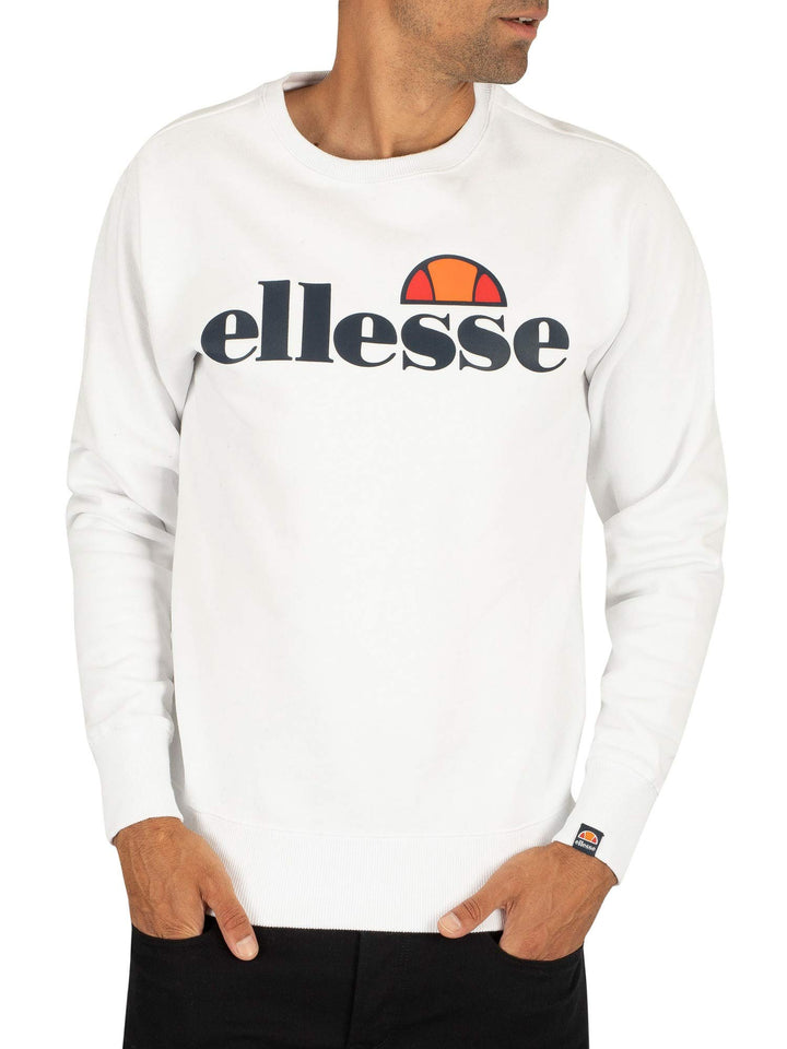 Ellesse Herren Sl Succiso Sweatshirt L Weiss, L Weiss