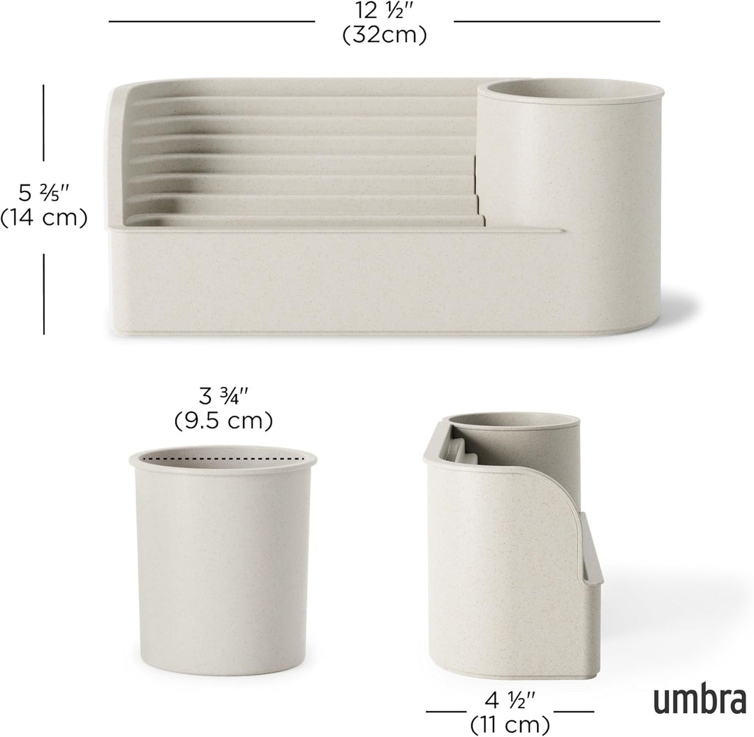 Umbra Stream Tischbrunnen – Zen Wasserspiel für Schlafzimmer &amp; Büro, Entspannender Mini-Brunnen in S