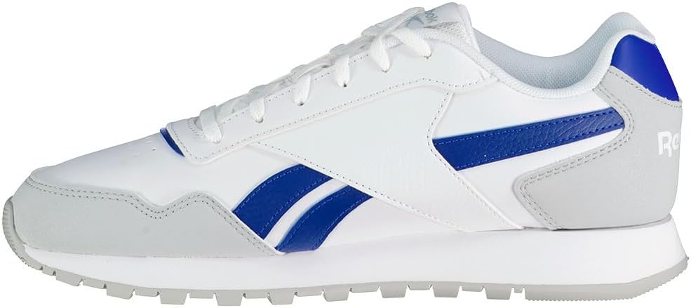 Reebok Unisex Kinder GlideLaufschuhe 34.5 EU White Grey1 Classiccobalt, 34.5 EU White Grey1 Classicc