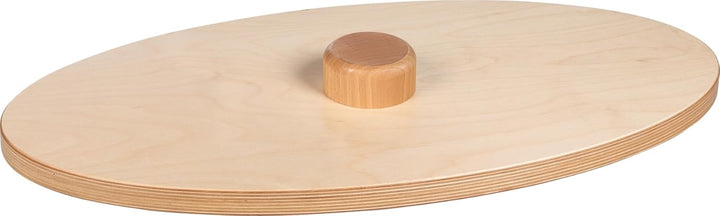 goki Evolution 59962 - Balance Board Labirinto aus Holz, 3 Bunte Mumeln zum ausbalancieren, fördert