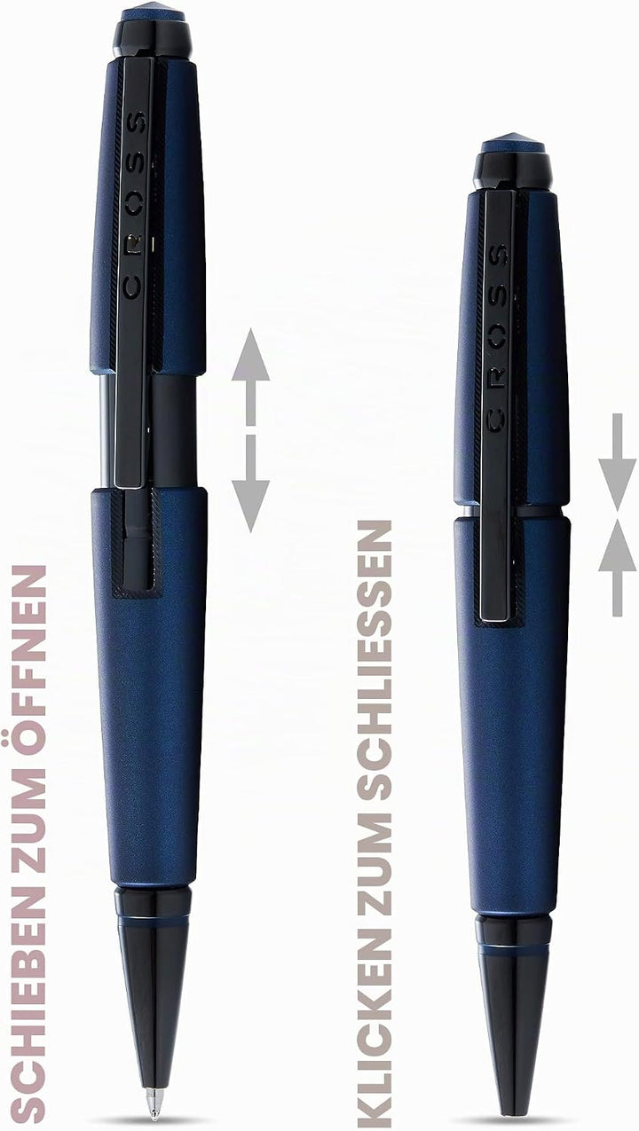 Cross Edge Rollerball (Strichstärke M, Schreibfarbe: schwarz, nachfüllbar, inkl. Premium Geschenkbox