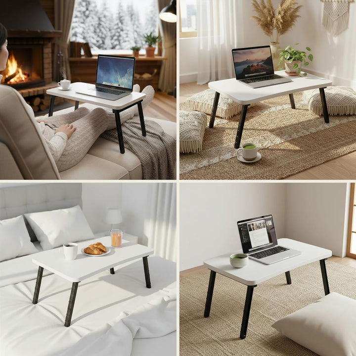 Laptoptisch Klappbar Betttisch Faltbar 59x35x24cm Sofatisch Beistelltisch Couch Bett 7 Farben Schrei