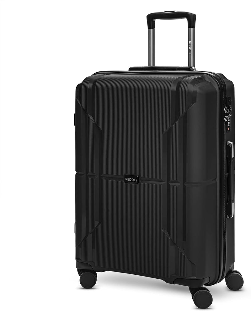 Redolz Hartschalen Check-in Koffer | Mittelgrosser M Trolley 44 x 26 x 67 cm aus hochwertigem, leich