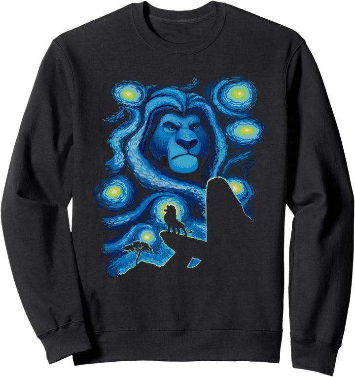 Disney Lion King Mufasa Starry Night Pride Rock Sweatshirt