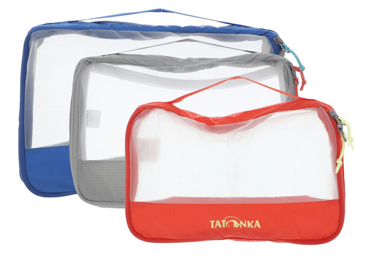 Tatonka Packwürfel Mesh Bag Set (3 Stück) - DREI leichte Netztaschen in unterschiedlichen Grössen -