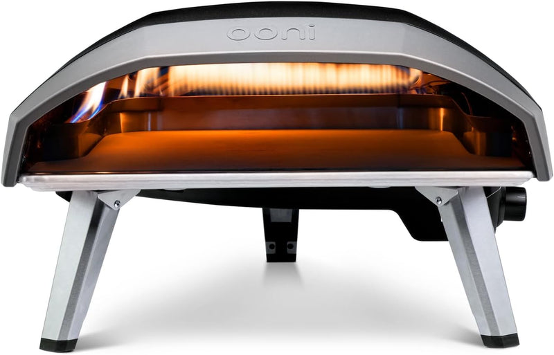 Ooni Koda 16 Gas Pizzaofen – 37 mBar Outdoor Pizzaofen – Gartenofen für Grillen, Kochen und Backen –