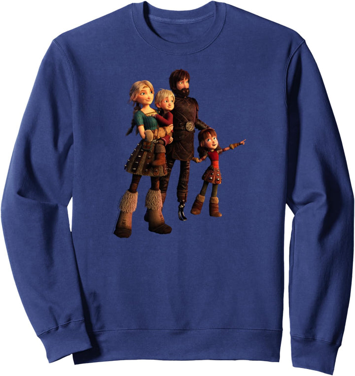 Drachenzähmen Leicht Gemacht 3 Schluckauf Familie Sweatshirt