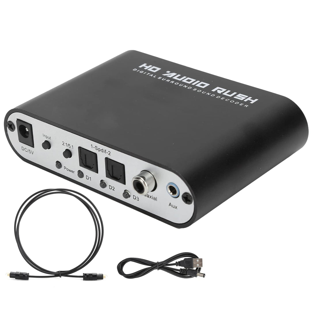 5.1CH DTS Dolby Converter 4K Audio Extractor HDMI Audio Decoder Digital Audio Converter Output Optic