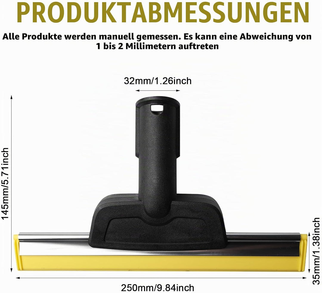 Fensterdüse für Kärcher Dampfreiniger, Dampfreiniger Zubehör für Kärcher SC1 SC2 SC3 SC4 SC5 SC7, Fe