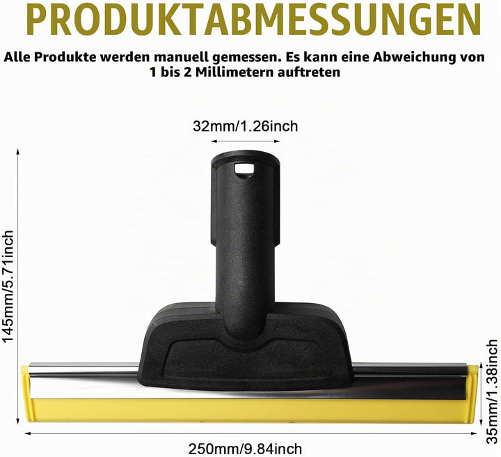 Fensterdüse für Kärcher Dampfreiniger, Dampfreiniger Zubehör für Kärcher SC1 SC2 SC3 SC4 SC5 SC7, Fe