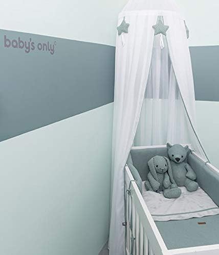 BO Baby’s Only - Gestrickte Gitterbettdecke Soft Classic - Strickdecke aus Baumwolle - Für Jungen -
