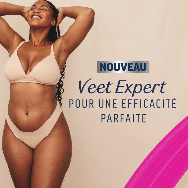 Veet Expert – 16 Kaltwachsstreifen für Achseln – empfindliche Haut – perfekte Verarbeitung – langanh