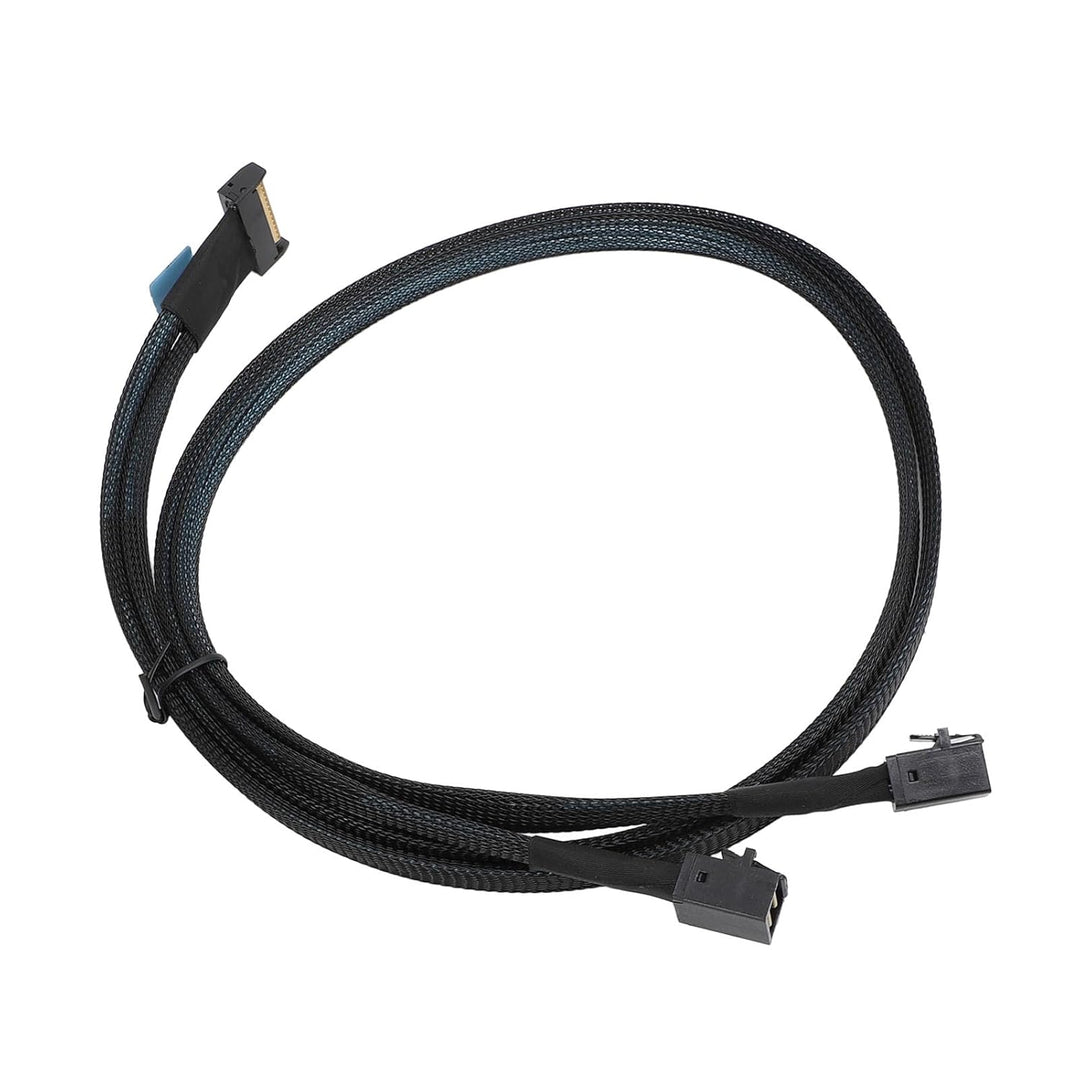 Dpofirs 8i auf 2 SFF 8643 Kabel, Rechenzentrumskabel, Slim SAS 8X auf 2 SAS HD 4X, 74Pin auf 2 SFF 8