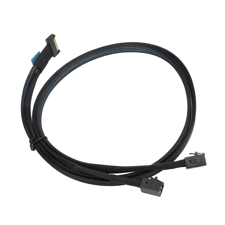 Dpofirs 8i auf 2 SFF 8643 Kabel, Rechenzentrumskabel, Slim SAS 8X auf 2 SAS HD 4X, 74Pin auf 2 SFF 8