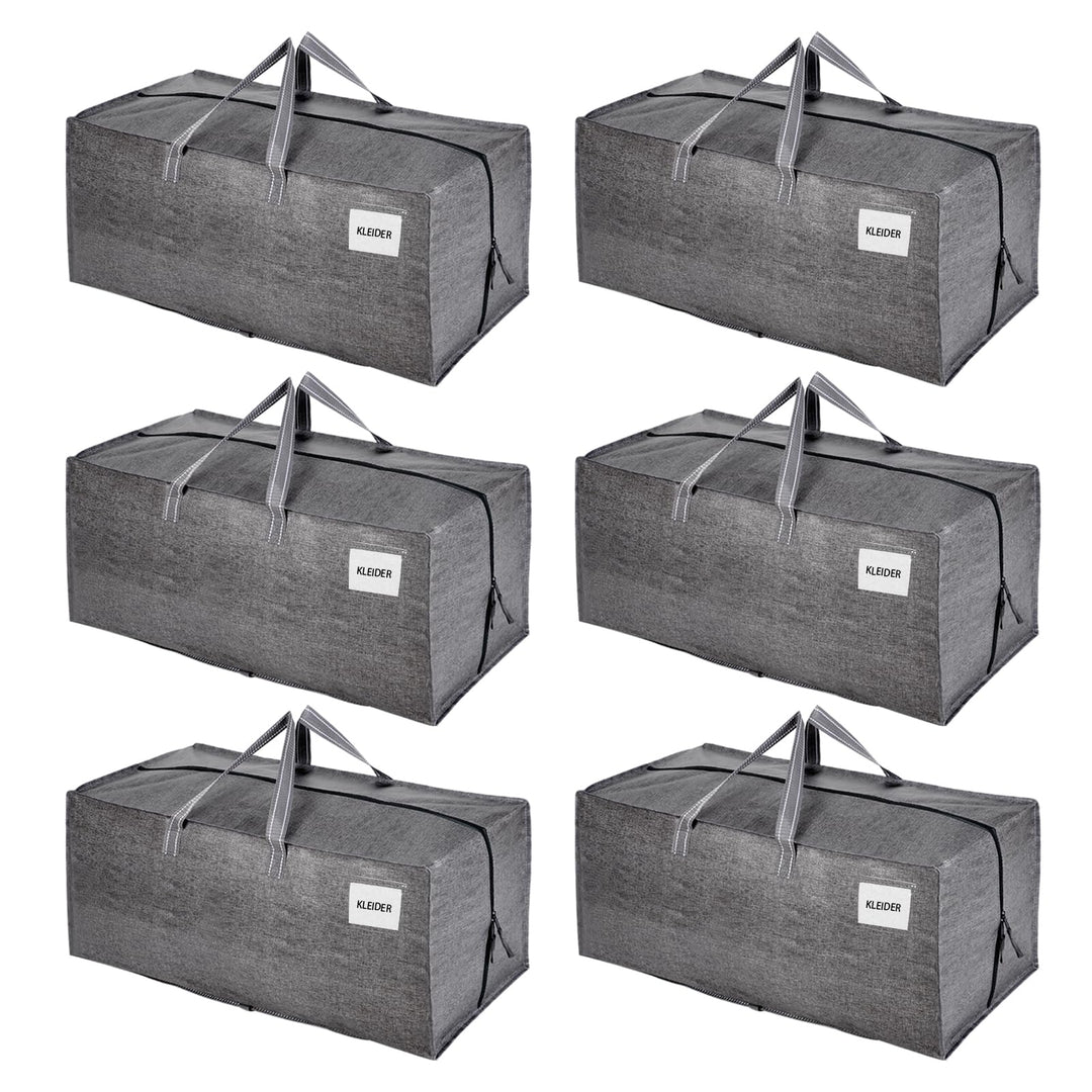 VENO 6-er Pack extra grosse Umzugstaschen mit Rucksackgurten, Umzugshelfer, starke Griffe und Reissv