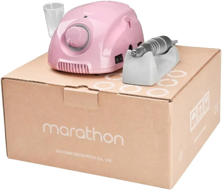 Saeyang Nagelfräser Nagelfeile Elektrisch Marathon 3 Champion Pink 3000 RPM Professionelle Nagel Ped
