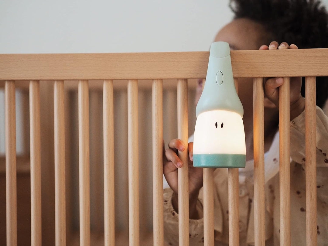BÉABA, Nachtlicht für Kinder/Babys, tragbar, kabellos, skalierbar in Taschenlampe, weiches Licht, er