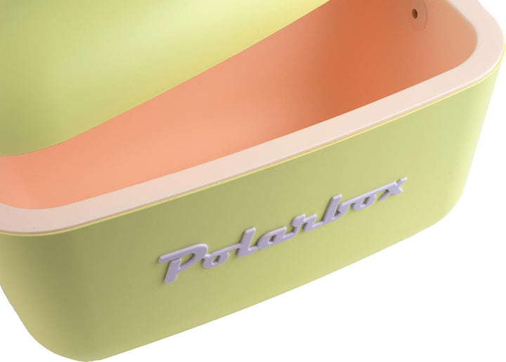Polarbox Tragbare Kühlbox – Mini-Kühlbox 20 l, Strandkühlbox, kleine tragbare Kühlbox, Vintage, Vers