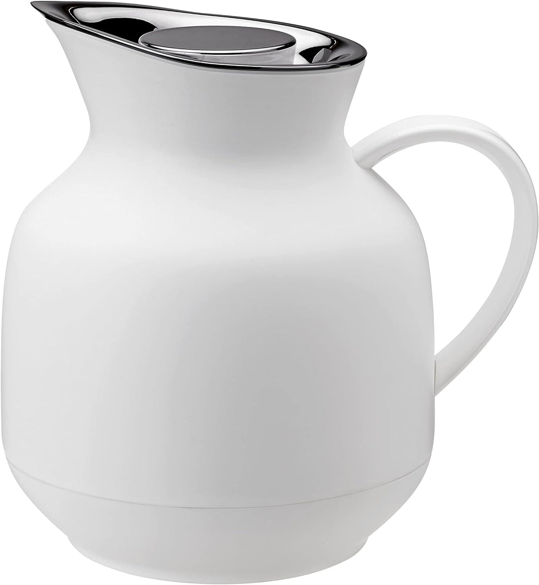 Stelton Isolierkanne Amphora - Teekanne, Thermoskanne, Thermosflasche - 1-Liter-Kunststoffkanne mit