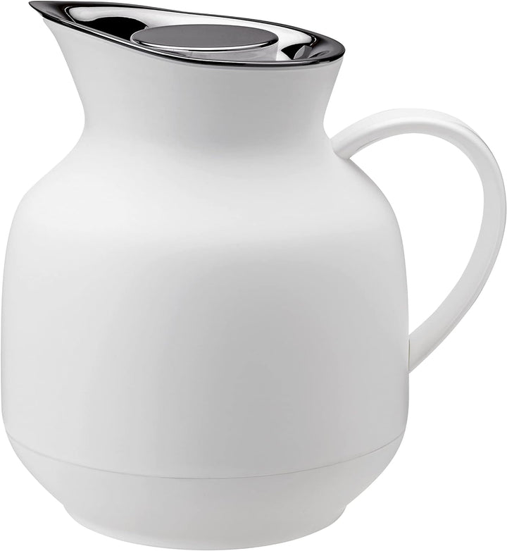 Stelton Isolierkanne Amphora - Teekanne, Thermoskanne, Thermosflasche - 1-Liter-Kunststoffkanne mit