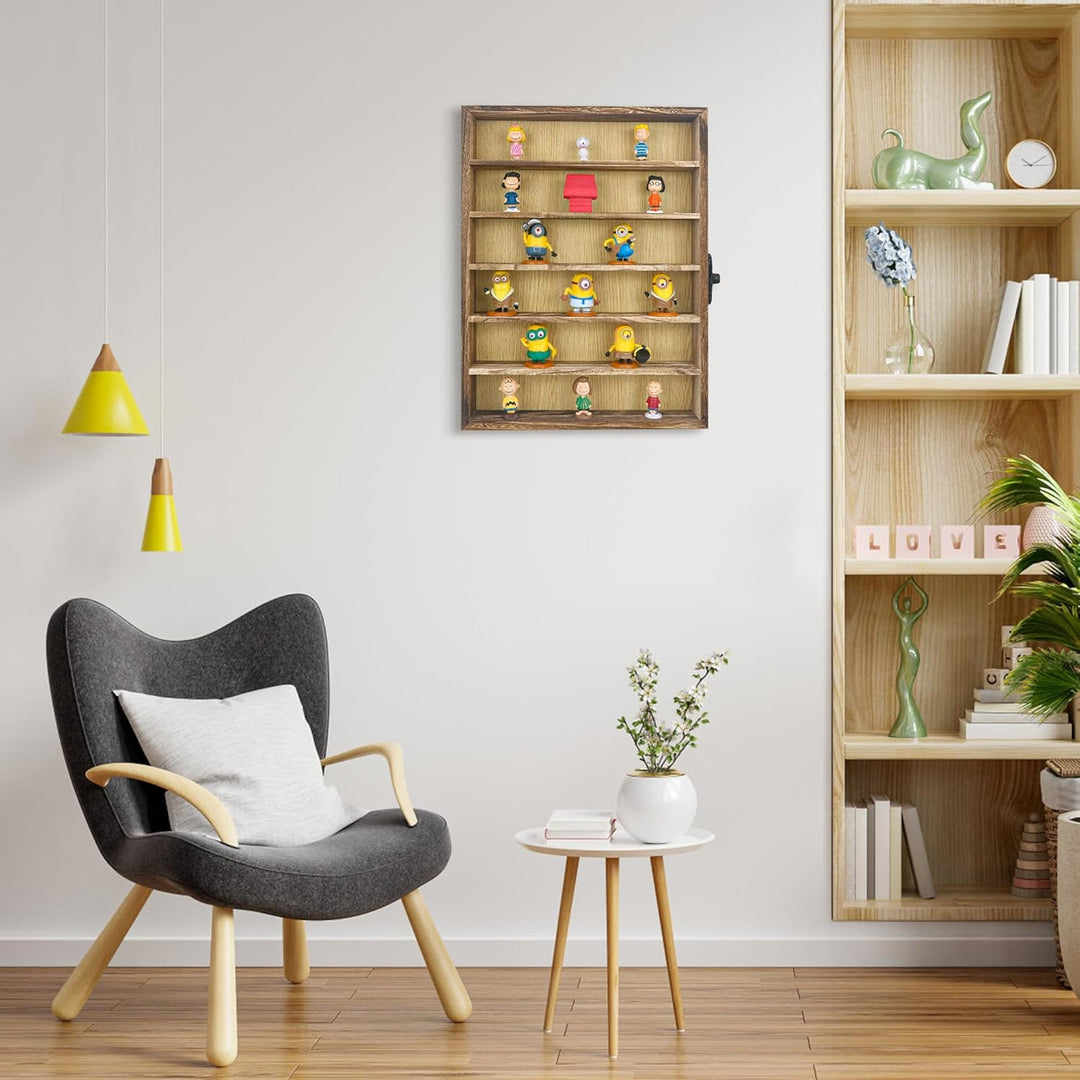 FramePro 3D Bilderrahmen 30x40 Grosse Schattenbox Vitrine Rahmen mit Glasfenstertür Erinnerungsstück