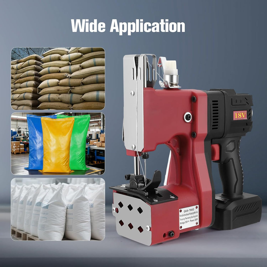 Electric Bag Sewing Machine Portable Bag Sealing Machine Industrial Portable Sewing Machine for Fabr
