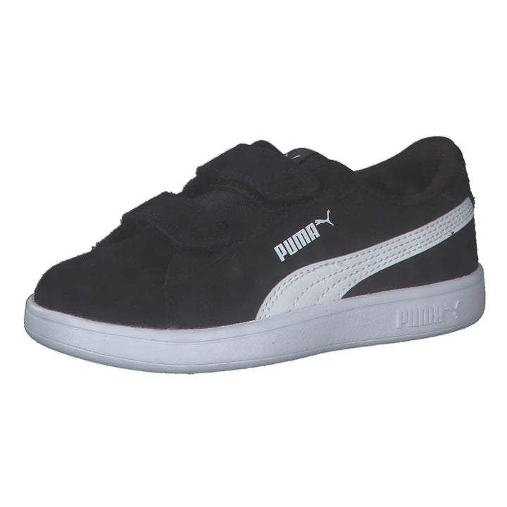 PUMA Unisex Smash 3.0 Sd V Ps Sneaker 30 EU Puma Schwarz Puma Weiss, 30 EU Puma Schwarz Puma Weiss